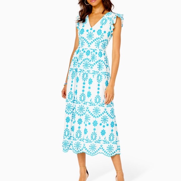 Lilly Pulitzer Dresses Lilly Pulitzer Lillyanne Flutter Sleeve